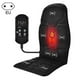 thumbnail image 1 of Cordless Heat Therapy Massager Chair Pad, Electric Heating Vibrating Cervical Neck Back Body Cushion Massager for Car Home Lumbar Mattress, 1 of 5