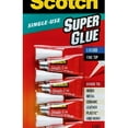 thumbnail image 5 of Scotch Super Glue Liquid Adhesive 0.07 Ounce Fine Tip Single Use 4 Tubes 3M AD114, 3-Pack, 5 of 6