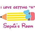 thumbnail image 1 of A+ Student Classrooom Student School Study Wall Decal - Custom Vinyl Wall Art - Personalized Name - Baby Girls Boys Kids Nursery Wall Decal Room Decals Wall Stickers Decorations Size (15x30 inch), 1 of 1