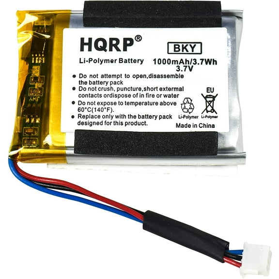 HQRP Battery Compatible with Turtle Beach Elite 800, Elite 800x Wireless Headset 3.7V 1000mAh FT083040P