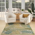 thumbnail image 3 of Nourison Aloha Floral Indoor/Outdoor Green Multicolor 3'6" x 5'6" Area Rug (4x6), 3 of 11