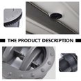 thumbnail image 2 of IFANLANDOR 2Pack Round Light Grey Abs Ventilation Outlet For Rv Air Conditioning Vents Vehicle Interior Design 11.8x7.9in, 2 of 7
