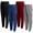 Syrah Navy Black, variant on Boys Sweatpants Tricot Soft Stretch Performance Boys Joggers with Elastic Waist & Pockets 4 Pack