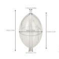 thumbnail image 3 of 5PCS Fishing Clear Float Buoy Slip Strike Indicator Oval Float Spin Surface Bubble Float Fishing Outdoor Accessories, 3 of 5