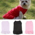 thumbnail image 1 of SPRING PARK Pet Puppy Small Solid Color Decoration Dog Princess Polyester Dress Skirt Clothes Apparel Costume, 1 of 7