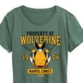 thumbnail image 3 of Marvel Wolverine - Property Of - Women's Short Sleeve Graphic T-Shirt, 3 of 5