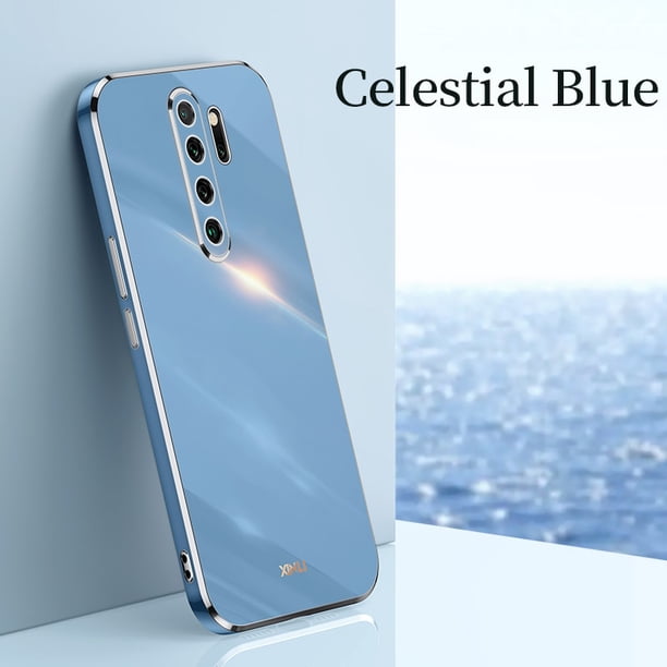 Funda de teléfono con marco dorado cuadrado para Xiaomi Redmi Note 8 2021 New 9 S Note8 8T Note9 Pro 9s 9T 9A 9AT, funda de silicona suave Tan Jianjun unisex