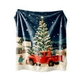 thumbnail image 2 of Hometravel Seasonal Print Blanket, Extra Large Flannel Cover, Christmas Themed Bedspread for Home Decor, 2 of 7