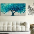 thumbnail image 5 of Large Tree of Life Canvas Wall Art, Abstract Canvas Prints Landscape Paintings, Oversized Pictures Artwork Nature Wall Decor for Living Room Bedroom Office, 5 of 7