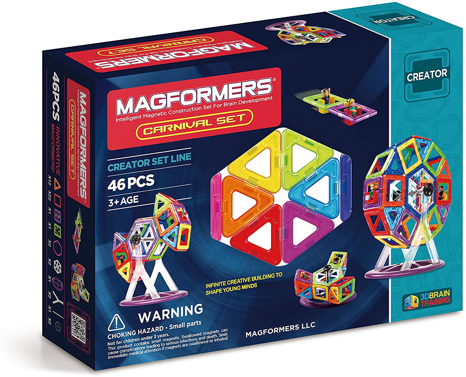 50 PC MAGFORMERS Magnetic Tiles Rescue Fire Set Building Toy 717003 Boys for sale online 