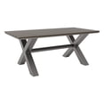 thumbnail image 2 of Zuo Modern 703817 Bodega Dining Table Industrial, Gray & Brown - 30 x 73 x 37 in., 2 of 3