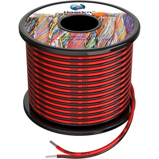 35' EA THHN 6 AWG GAUGE BLACK WHITE RED STRANDED COPPER WIRE + 35' 6 AWG  GREEN