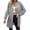 Gray, variant on Ozmmyan Women Cardigan Sweater Solid Loose Long Sleeve Cardigan Autumn Winter Coat