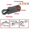 thumbnail image 4 of Coaxial cable crimping tool set, with 20 type 596 compression connectors coaxial cable stripper coaxial cable compression tool set, 4 of 4