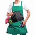 thumbnail image 1 of Delantal de Jardinería Versátil con Bolsillo Impermeable en el Pecho y Bolsa de Cosecha de Liberación Rápida, Color Verde., 1 of 1