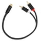 thumbnail image 2 of Cable RCA hembra a RCA macho Y, 2 piezas RCA hembra Adaptador RCAY RCA Audio Y Divisor adaptado para la perfección, 2 of 9