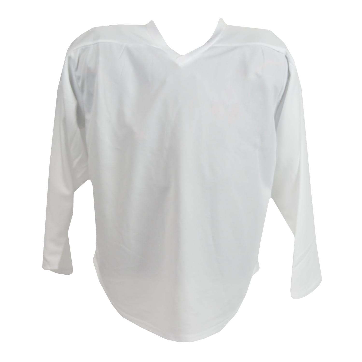 PEARSOX 100 Denier Blank Polyester Hockey Jersey - White (Youth Goalie) 