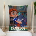 thumbnail image 3 of Sharkdog Throw Blanket Gifts for Fans Lover Girls Boys Women Present Hoodie Him Bed 30"x40", 3 of 6