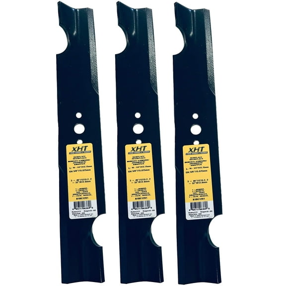 A&I XHT 16-1/4", 5/8" Notch Mower Blade (Set of 3) - B1BC1201,3