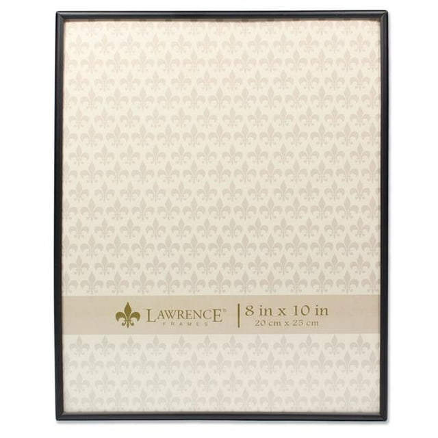 LawrenceFrames 8 x 10 Po. Simply Picture Frame, Noir