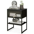 thumbnail image 1 of Costway Mesita De Noche De 3 Niveles Con Estante Abierto, Mesa Auxiliar Para Sofá, Mesita De Noche Con Marco De Metal Resistente, Mesa Decorativa De Café Compacta Para Sala De Estar, Dormitorio, 1 of 5