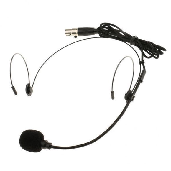 Paquete de 2 a 6 auriculares con para oreja doble, micrófono tipo diadema, 2 piezas