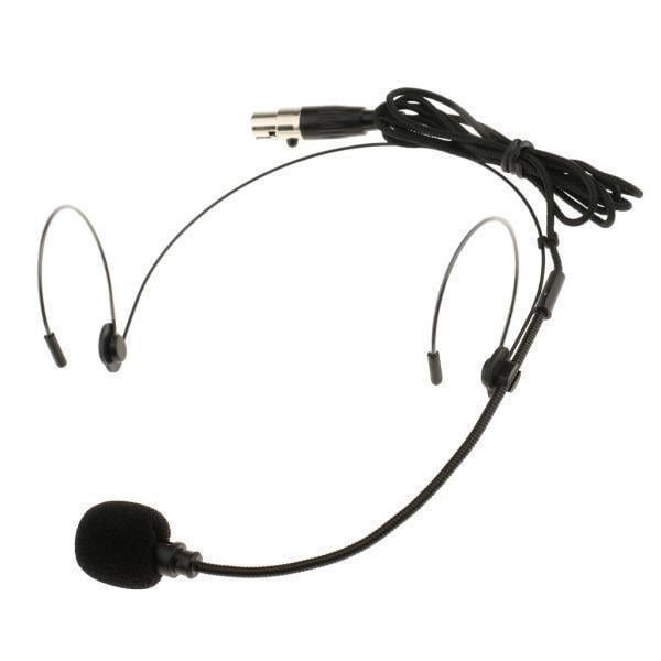 Paquete de 2 a 6 auriculares con para oreja doble, micrófono tipo diadema, 2 piezas Yuyangstore Micrófono de auriculares de 3 pines