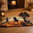 thumbnail image 7 of Halloween Doormat Gothic Door Mat for Front Door, Doormat Outside Entrance, Halloween Pumpkin Ghost Decor for Porch and Entryway, Indoor Outdoor Use,23.62x15.75in, 7 of 7
