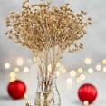 thumbnail image 4 of Flowers Gold Baby Breath Decorative Christmas Gypsophila for Weddings Bridal Bouquets Indoor DIY Home Centerpieces Party Table Decoration, 4 of 6