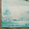 thumbnail image 4 of SAFAVIEH Classic Vintage Peter Overdyed Border Cotton Area Rug, Turquoise, 2'4" x 4'8", 4 of 7