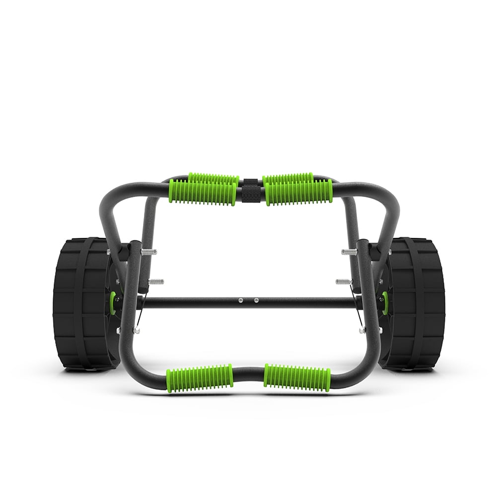Kadyn Modern Kayak Cart, Kayak Carrier Cart with Wheels, Aluminium Kayak Trolley Cart for Kinds of Kayaks, Green