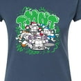 thumbnail image 3 of Teenage Mutant Ninja Turtles - Paint Logo - Juniors Fitted Graphic T-Shirt, 3 of 5