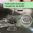 thumbnail image 3 of Sink Strainers, Set of 2, For All Drains, Kitchen Sink Grid, Sink Grid, Sink Drain, 7cm Hair Extension Chain, 3 of 5
