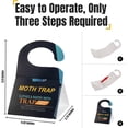 thumbnail image 3 of 2Z  Moth Traps with Non-Toxic Pheromones ，Get Rid of Moths in House (12-Pack), 3 of 5