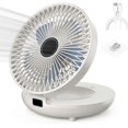 thumbnail image 1 of 2025 Dual-use Kitchen Fan, Rechargeable Fan, Cordless Fan For Bedroom, Cordless Desk Fan-white, 1 of 5