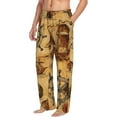 thumbnail image 2 of Disketp Vintag Ancient Sailboats Men'S Pajama Pants - Ultra Soft Fleece Sleep And Lounge Pants (Size: S-Xxl), 2 of 9