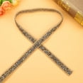 thumbnail image 2 of Rollo de envoltura de malla de diamante Bling Bling 1 yarda 20mm de ancho dorado, 2 of 10