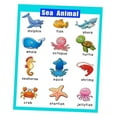 thumbnail image 3 of Under the Sea Animals Poster for Kids - Ocean Creature Educational Chart for Preschool, Vocabulary Building & Colorful Classroom Decor, 3 of 6