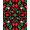 Red, Pattern 2, variant on ODIKA 6'x9' Machine Washable Non-Slip Area Rug, Cane Stripe Handcraft Kit Peppermint Swirl Sewing High Traffic Rug, Red, 646131