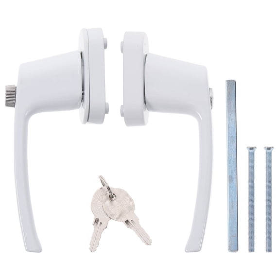 ROSENICE Two-end Lever Lock Solid Thickened Crank Handle with Keys for Door Window