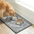 thumbnail image 2 of Dog Food Mats for Floors Absorbent, Pet Cat Food Mat - Non Slip Dog Bowl Mats for Food and Water, Eco-Friendly Boho Dog Placemats Feeding Mat Pet Supplies, 2 of 5