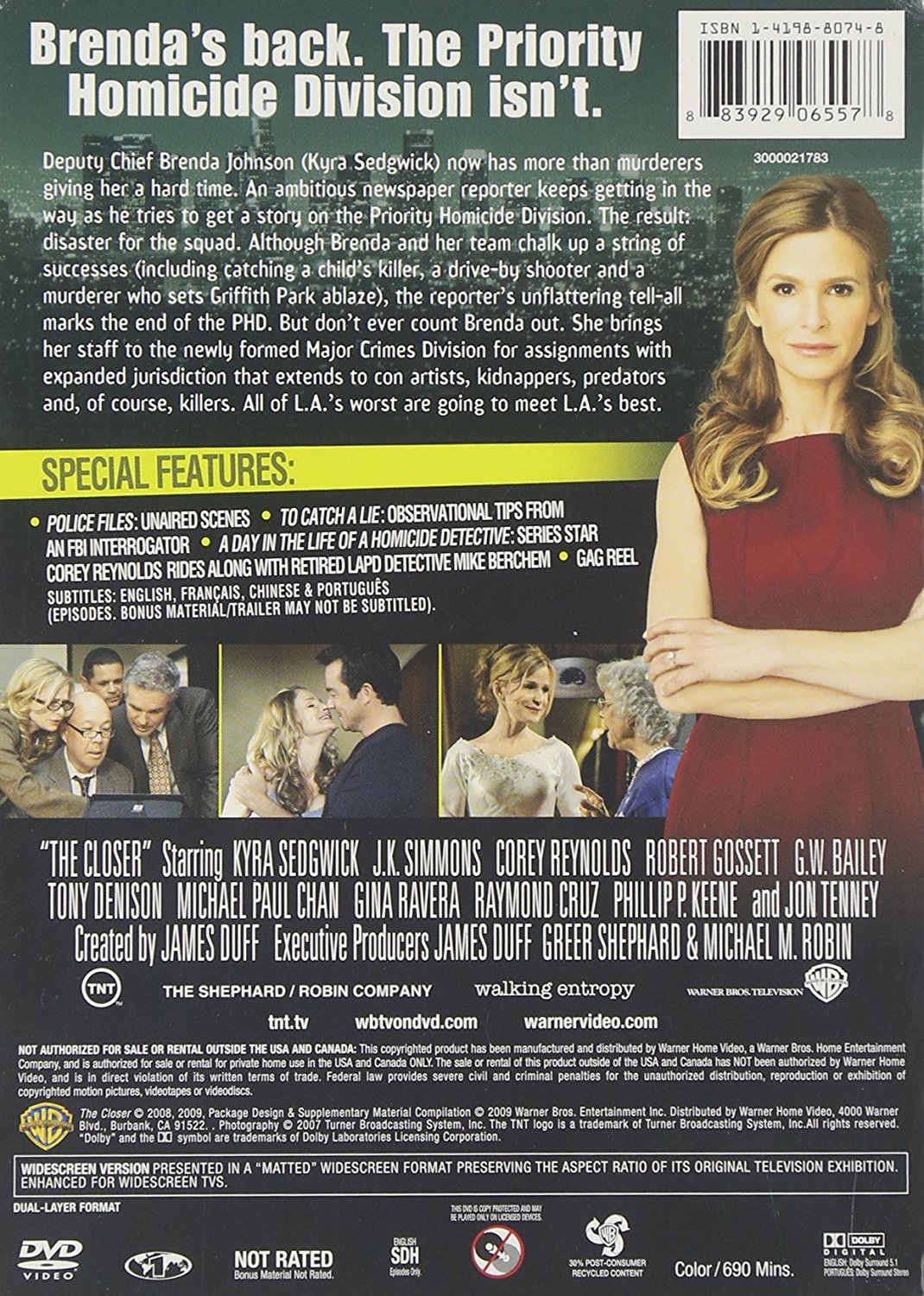 The Closer: The Complete Fourth Season (DVD) - image 2 of 2