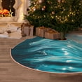 thumbnail image 5 of Sikiie Turquoise Ocean Reflection Christmas Tree Skirt, Christmas Tree Decorations, Christmas Decor, Tree Mat Decoration(30-48IN)-, 5 of 6