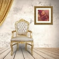 thumbnail image 3 of May 12x12 Gold Ornate Wood Framed with Double Matting Museum Art Print Titled - Marooned Florals 3, 3 of 4