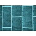 thumbnail image 1 of Ahgly Company Indoor Rectangle Patterned Bright Turquoise Blue Area Rugs, 2' x 4', 1 of 6