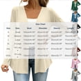 thumbnail image 3 of yillto Plus Size Womens Cardigan Open Front Lightweight Soft Comfy Long Sleeve Loose Coats with Pockets, 3 of 7