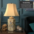 thumbnail image 3 of Oriental Furniture 22" Birds and Flowers Porcelain Jar Lamp, 3 of 6