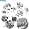 thumbnail image 6 of NK5/12TN Needle Roller Bearing 5x10x12mm  Solid Collar Needle Roller Bearings Without Inner Ring NK5/12 TN NK512 TAF051012, 6 of 6
