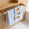 thumbnail image 5 of Kyusrd Velvet Hand Towels for Bathroom,Cotton Soft Absorbent Decorative Hand Towel for Face Spa Bath Gym Kitchen,Blue,34x74cm, 5 of 6