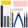 thumbnail image 1 of Keadic - Kit de herramientas profesionales para modelos Gundam, 22 piezas, herramientas básicas para manualidades, con estuche de plástico, perfecto para Hobby Gundam, montaje de modelos, 1 of 1